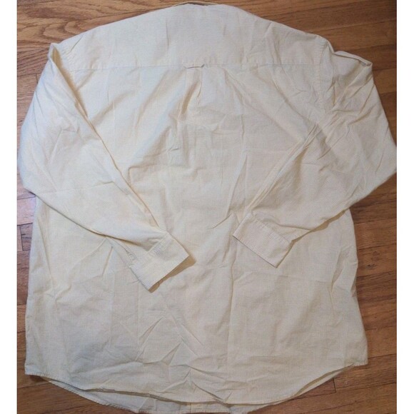 Biscayne Bay Men's Big & Tall Long Sleeve Checkered Yellow Fishing Shirt 2XLT - Picture 7 of 8